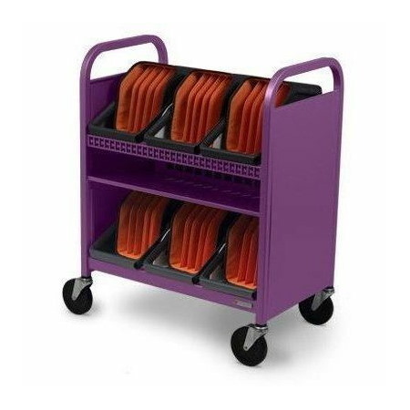 Bretford CUBE Transport Cart with Caddies - TVCT30CAD