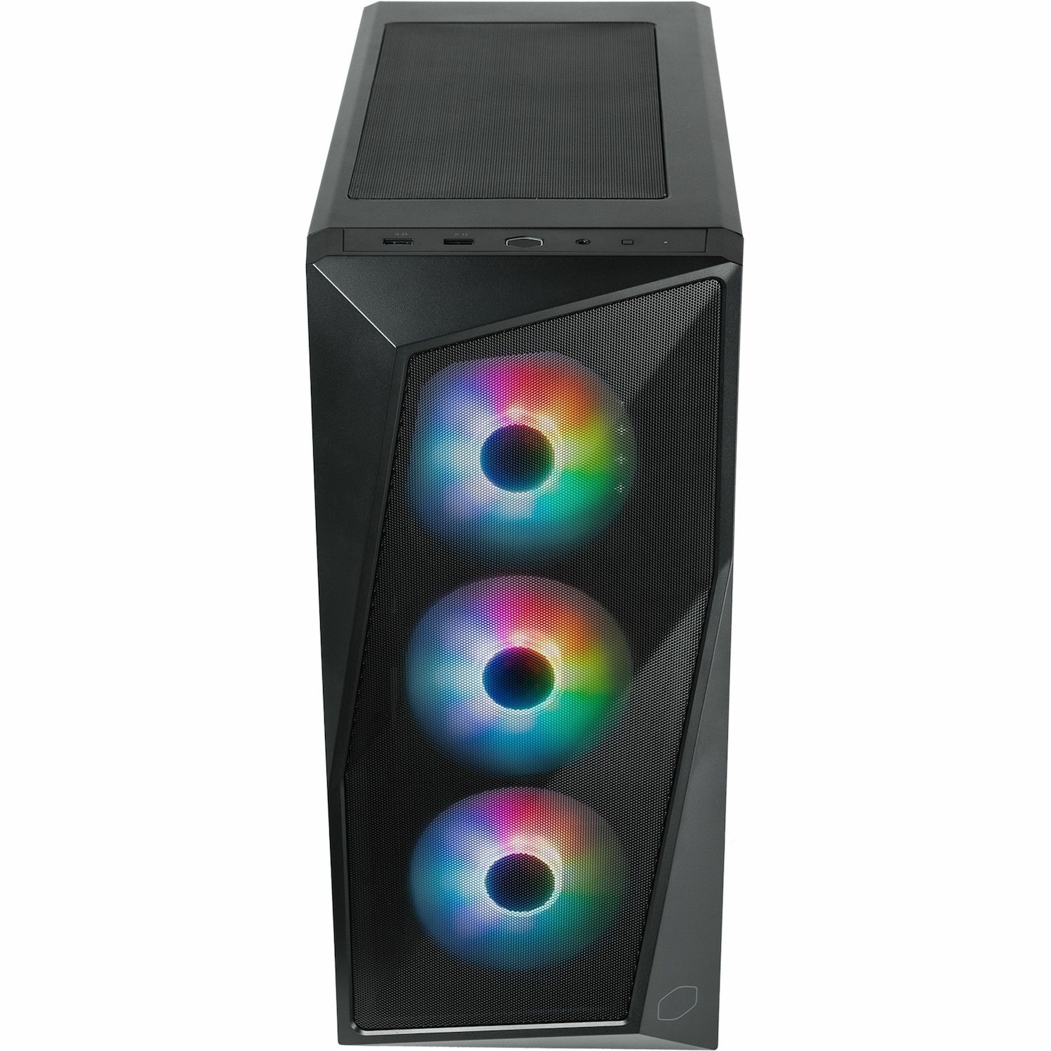Coolermaster CMP520, Atx, 3X Argb Fans, Black Coating & Psu Cover, Support Up To 350MM Gra