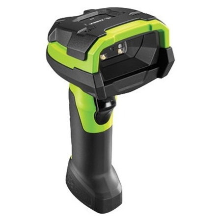 Zebra DS3678-HD Handheld Barcode Scanner Kit - Wireless Connectivity - Industrial Green