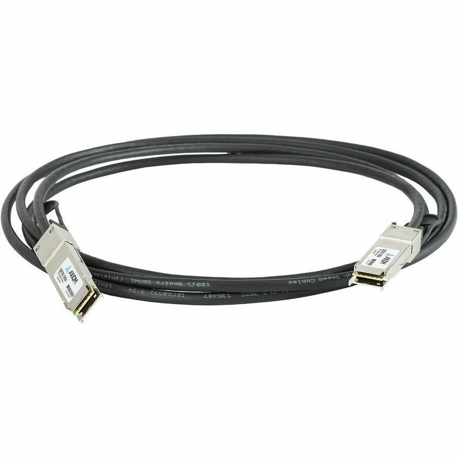 Axiom 100GBASE-CR4 QSFP28 Passive DAC Cable Mikrotik Compatible 1m