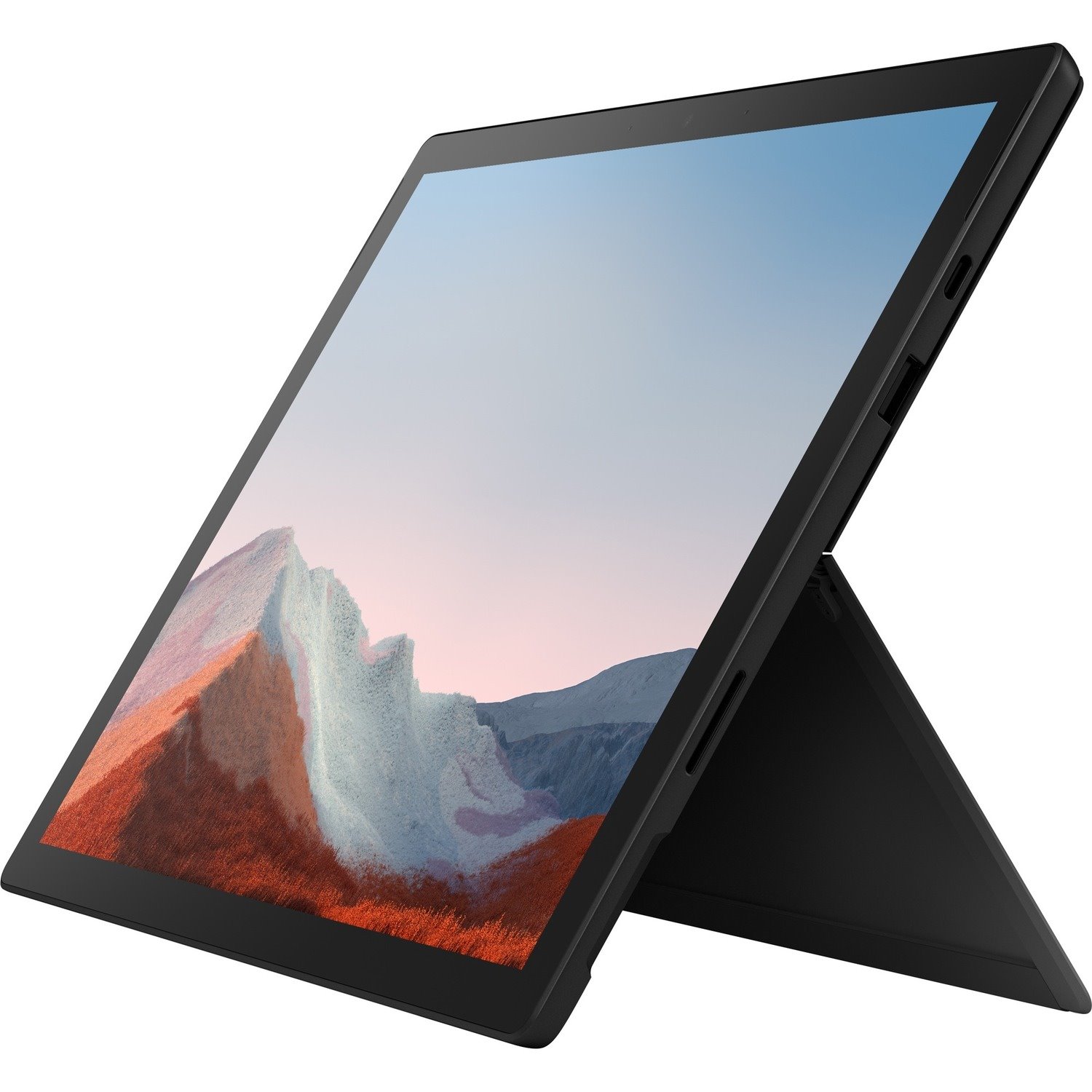 Microsoft- IMSourcing Surface Pro 7+ Tablet - 12.3" - 16 GB - 256 GB SSD - Windows 10 Pro - Matte Black - TAA Compliant