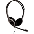 V7 HA212-2EP Wired Over-the-head, On-ear Stereo Headset - Black, Dark, Grey