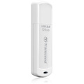 Transcend JetFlash 730 128 GB USB 3.0 Flash Drive - White
