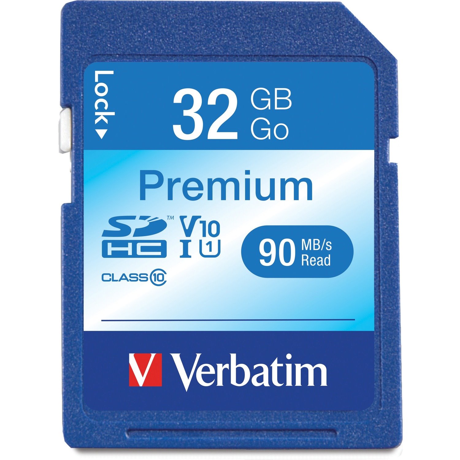 Verbatim 32GB Premium SDHC Memory Card, UHS-I Class 10