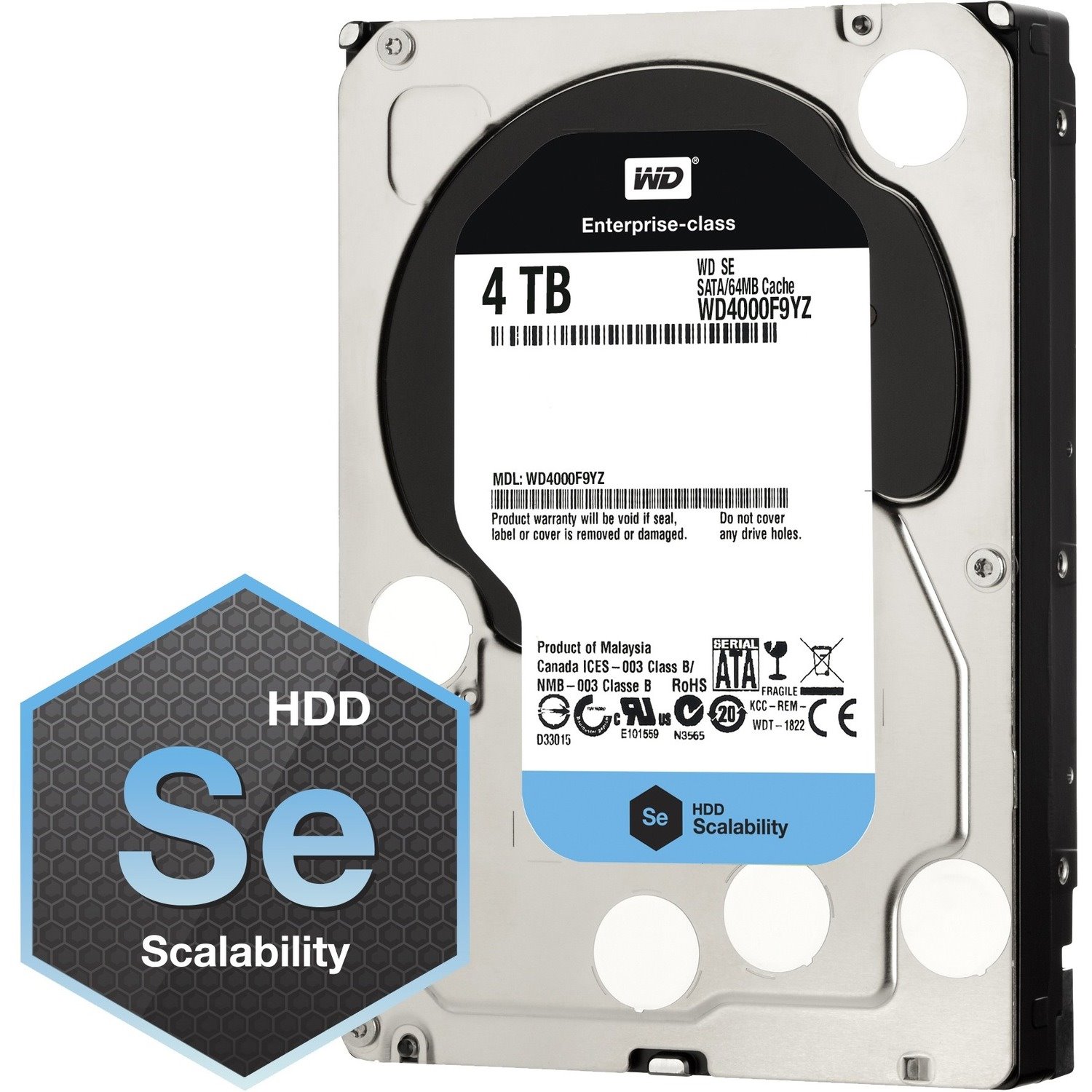 WD WD4000F9YZ 4 TB Hard Drive - 3.5" Internal - SATA (SATA/600)