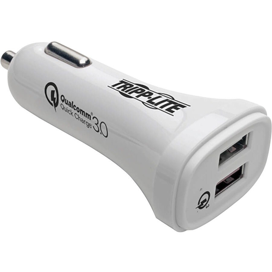 Eaton Tripp Lite Series Dual-Port USB Car Charger, Quick Charge - Dual USB-A 3.0, UL 2089 Certified