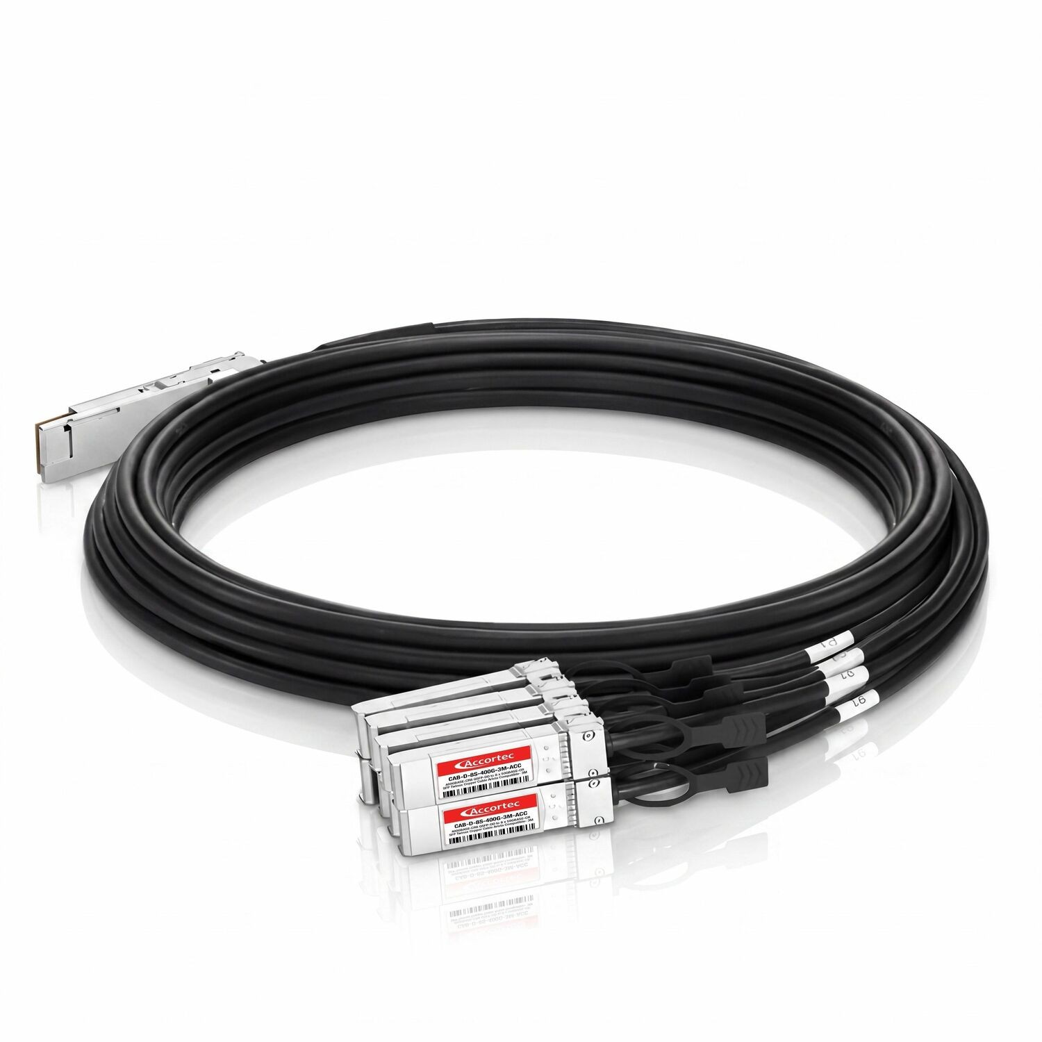 Accortec 400Gbase-Cr8 QSFP-DD To 8 X 50Gbase-Cr SFP Twinax Copper Cable Arista Compatible