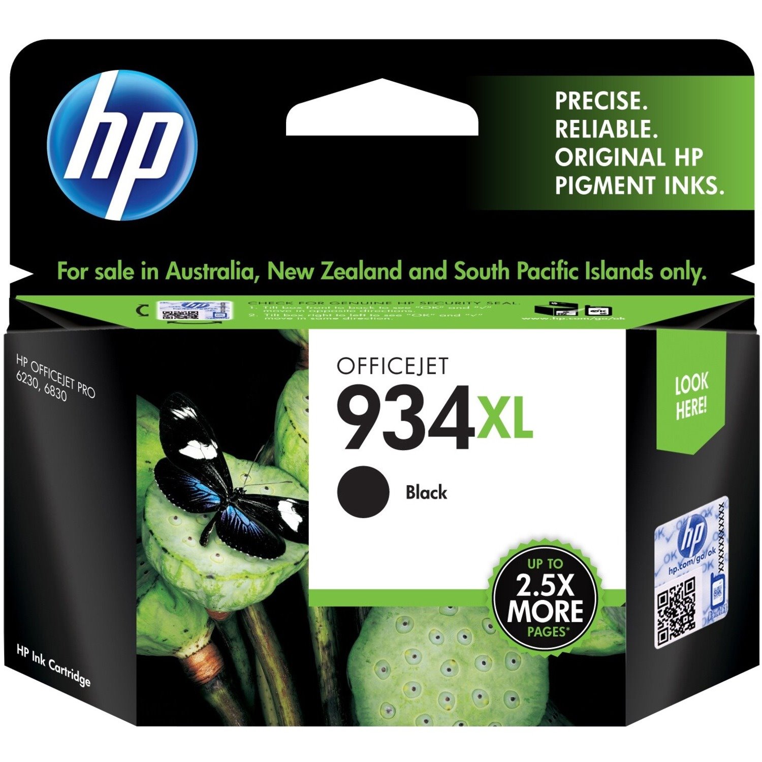 HP 934XL Original High Yield Inkjet Ink Cartridge - Black - 1 / Pack