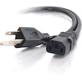 C2G 25ft Universal Power Cord - 18 AWG - NEMA 5-15P to IEC320C13