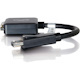 C2G 8in DisplayPort to DVI-D Adapter - DP to DVI D Adapter - Black - M/F