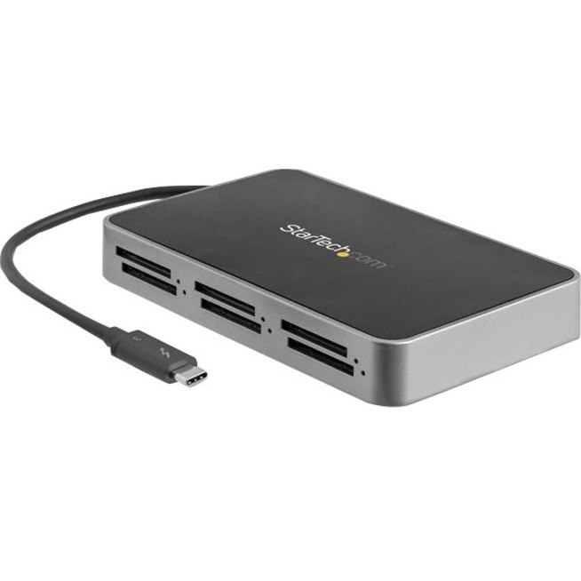 StarTech.com 6-Slot Thunderbolt 3 SD Card Reader - Portable - SD / SDHC / SDXC - SD 4.0 UHS-II - TAA Compliant - Multi-Card Reader (6SD4FCRTB3C)