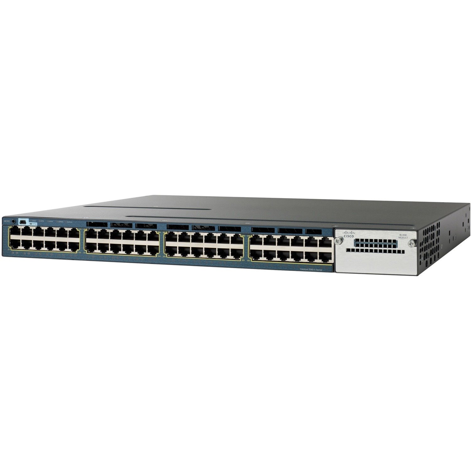 Cisco Catalyst 3560-X C3560X-48T 48 Ports Manageable Layer 3 Switch - 10/100/1000Base-T - Refurbished