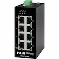 Eaton Tripp Lite Series 8-Port Unmanaged Industrial Gigabit Ethernet Switch - 10/100/1000 Mbps, DIN Mount, TAA