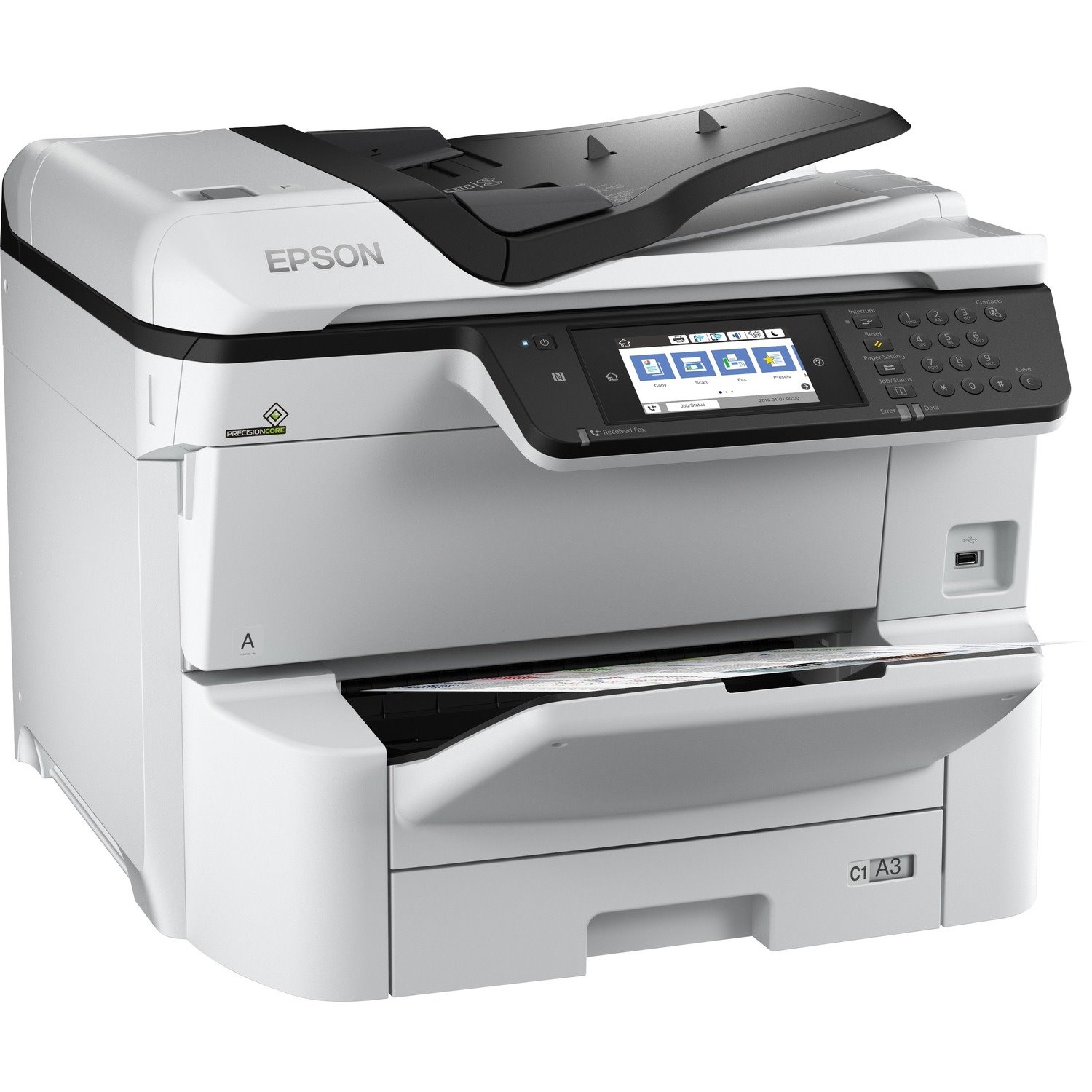 Epson WorkForce Pro WF-C8610DWF Wireless Inkjet Multifunction Printer - Colour