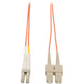 Eaton Tripp Lite Series Duplex Multimode 62.5/125 Fiber Patch Cable (LC/SC), 15M (50 ft.)