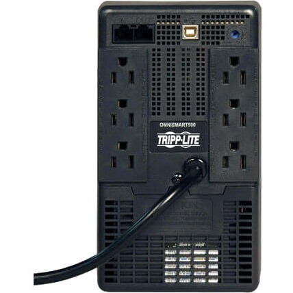 Tripp Lite by Eaton OmniSmart 120V 500VA 300W Line-Interactive UPS, Tower, USB port