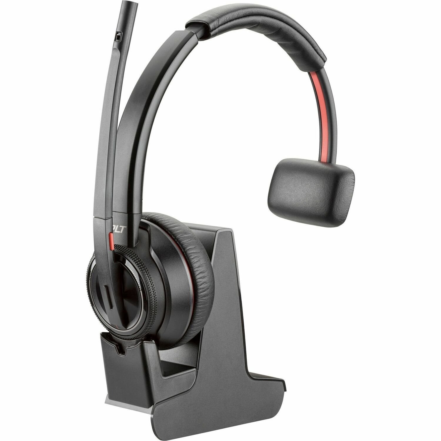 Poly Savi 8210 Wireless Over-the-head, On-ear Mono Headset - Black