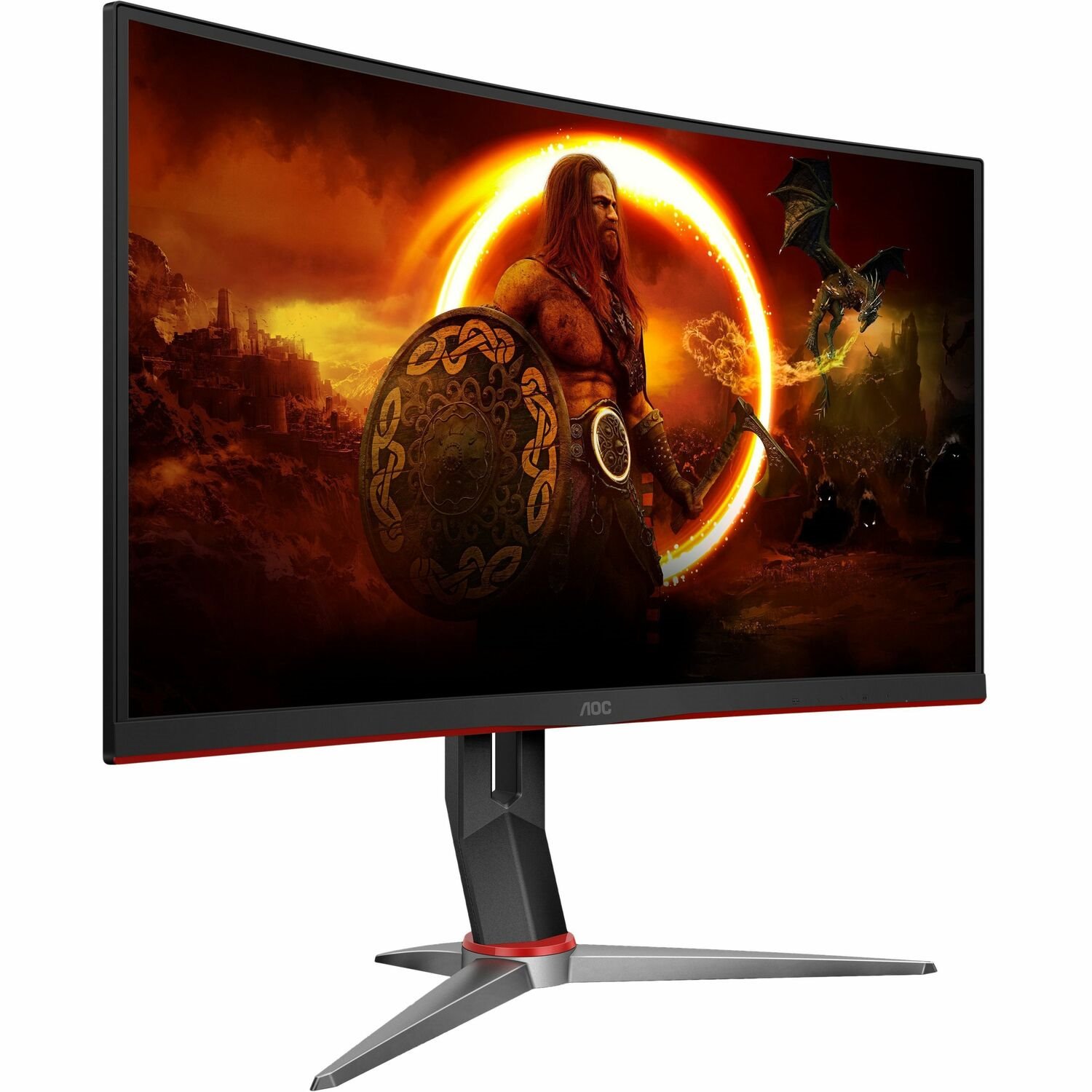 AOC CQ32G2S 32" Class QHD Curved Screen Gaming LED Monitor - 16:9