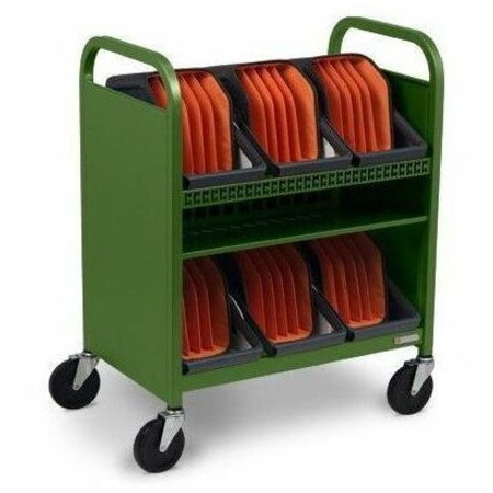 Bretford CUBE Transport Cart with Caddies - TVCT30CAD
