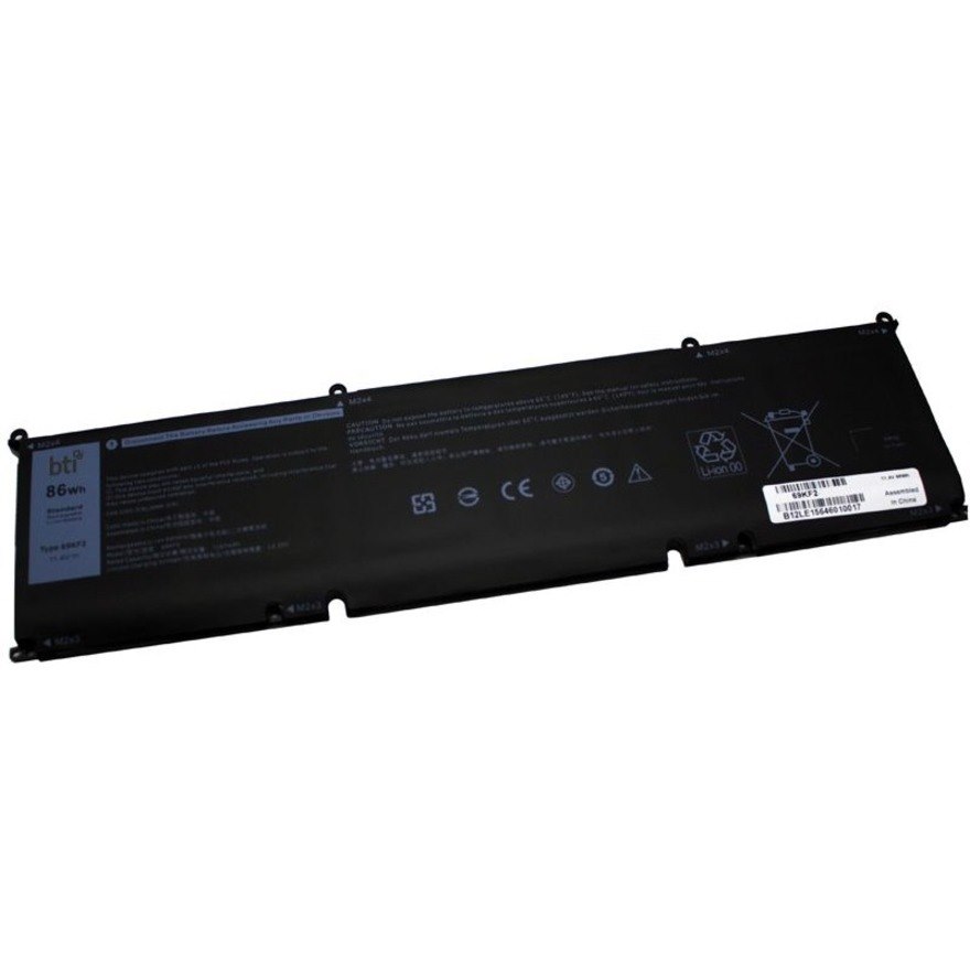 BTI 69KF2-BTI 11.4V 86WHR LI-ION BATTERY 070N2F, 0M59JH, 69KF2, CN-070N2F, CN-0M59JH