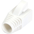 Black Box Snagless Boot - 8.0-mm, White, 50-Pack