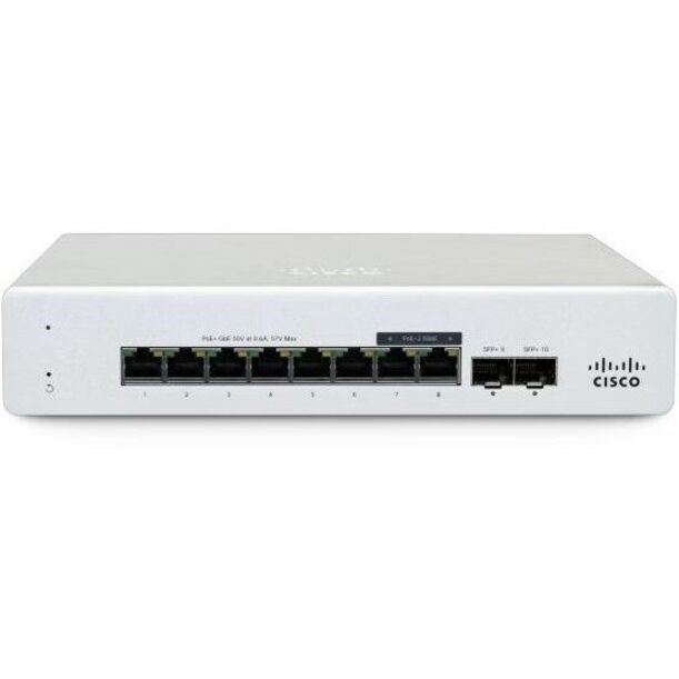 Meraki MS MS130-8P-HW 8 Ports Manageable Ethernet Switch - Gigabit Ethernet - 10/100/1000Base-T, 1000Base-X