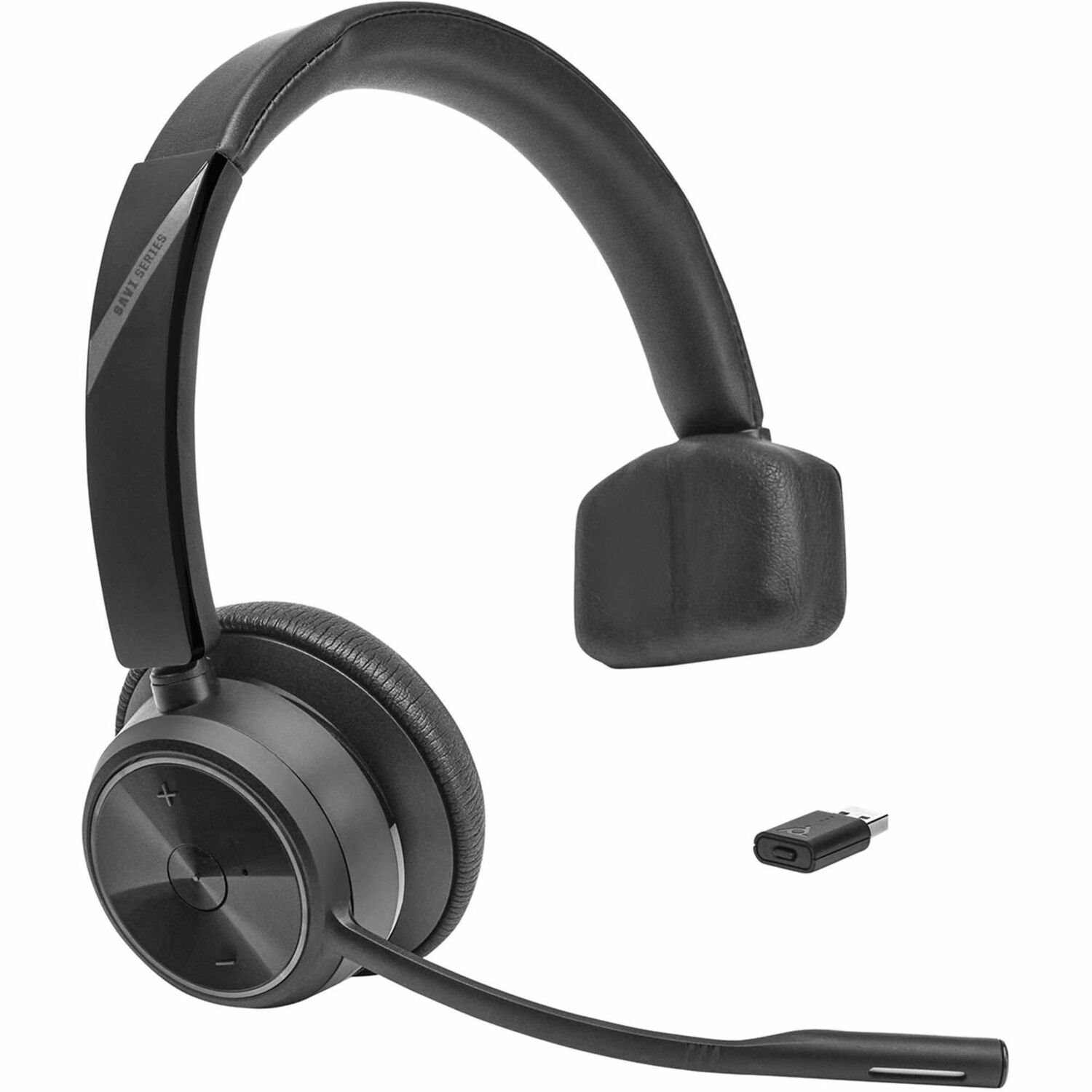 Poly Savi 7300 UC 7310 Wireless On-ear, Over-the-head Mono Headset - Black