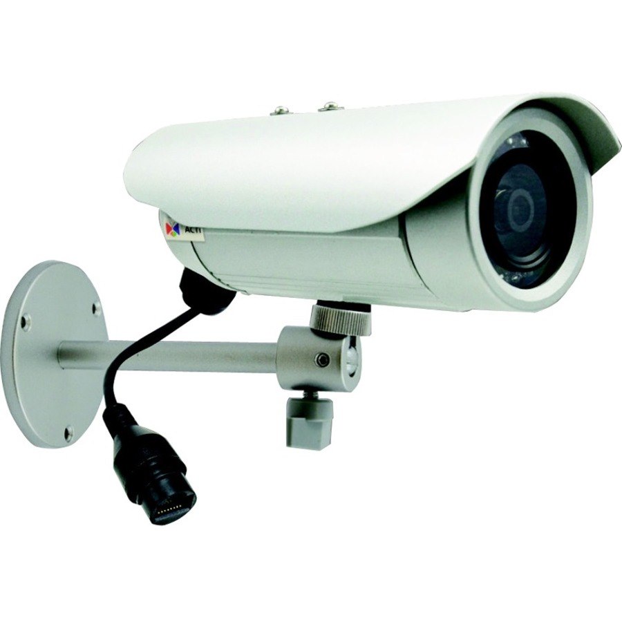 ACTi 5 Megapixel Outdoor HD Network Camera - Color, Monochrome - Bullet