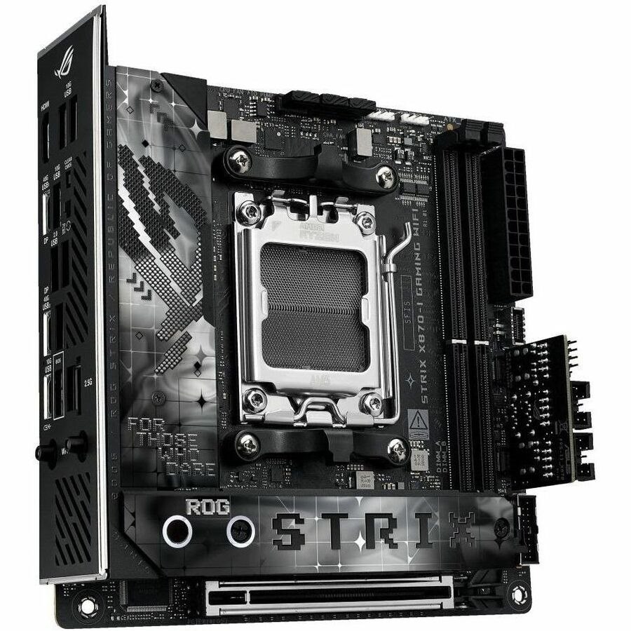 Asus ROG Strix X870-I GAMING WIFI Gaming Desktop Motherboard - AMD X870 Chipset - Socket AM5 - Mini ITX