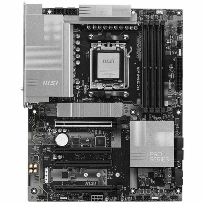MSI X870-P WIFI Gaming Desktop Motherboard - AMD X870 Chipset - Socket AM5 - ATX