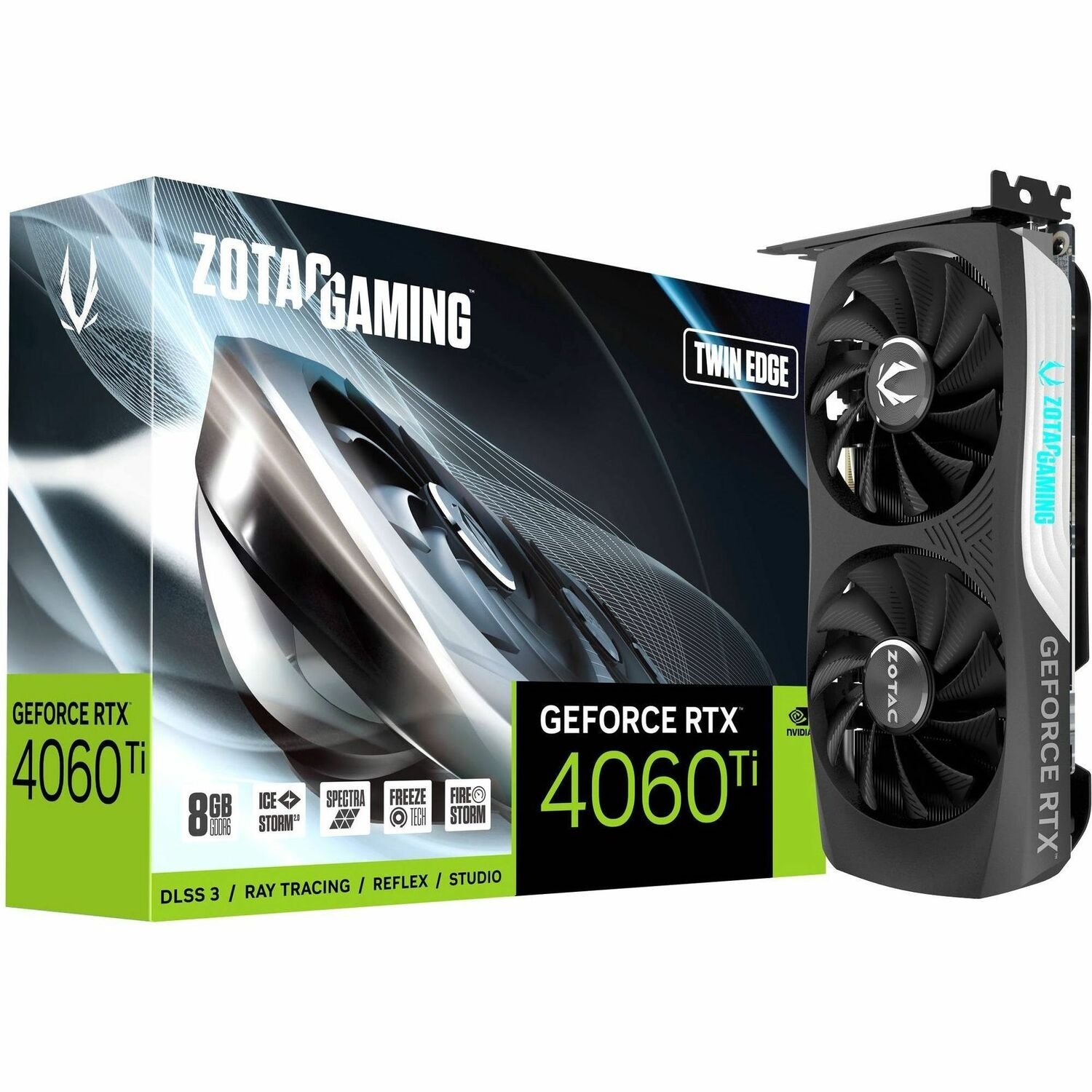 Zotac NVIDIA GeForce RTX 4060 Ti Graphic Card - 8 GB GDDR6