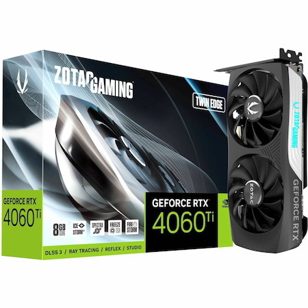 Zotac NVIDIA GeForce RTX 4060 Ti Graphic Card - 8 GB GDDR6