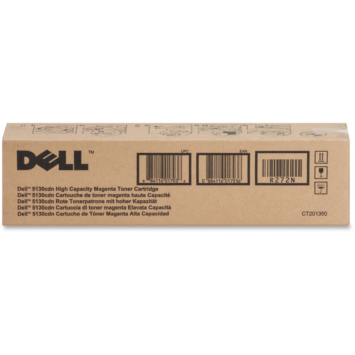 Dell R272N Original High Yield Laser Toner Cartridge - Magenta - 1 Each