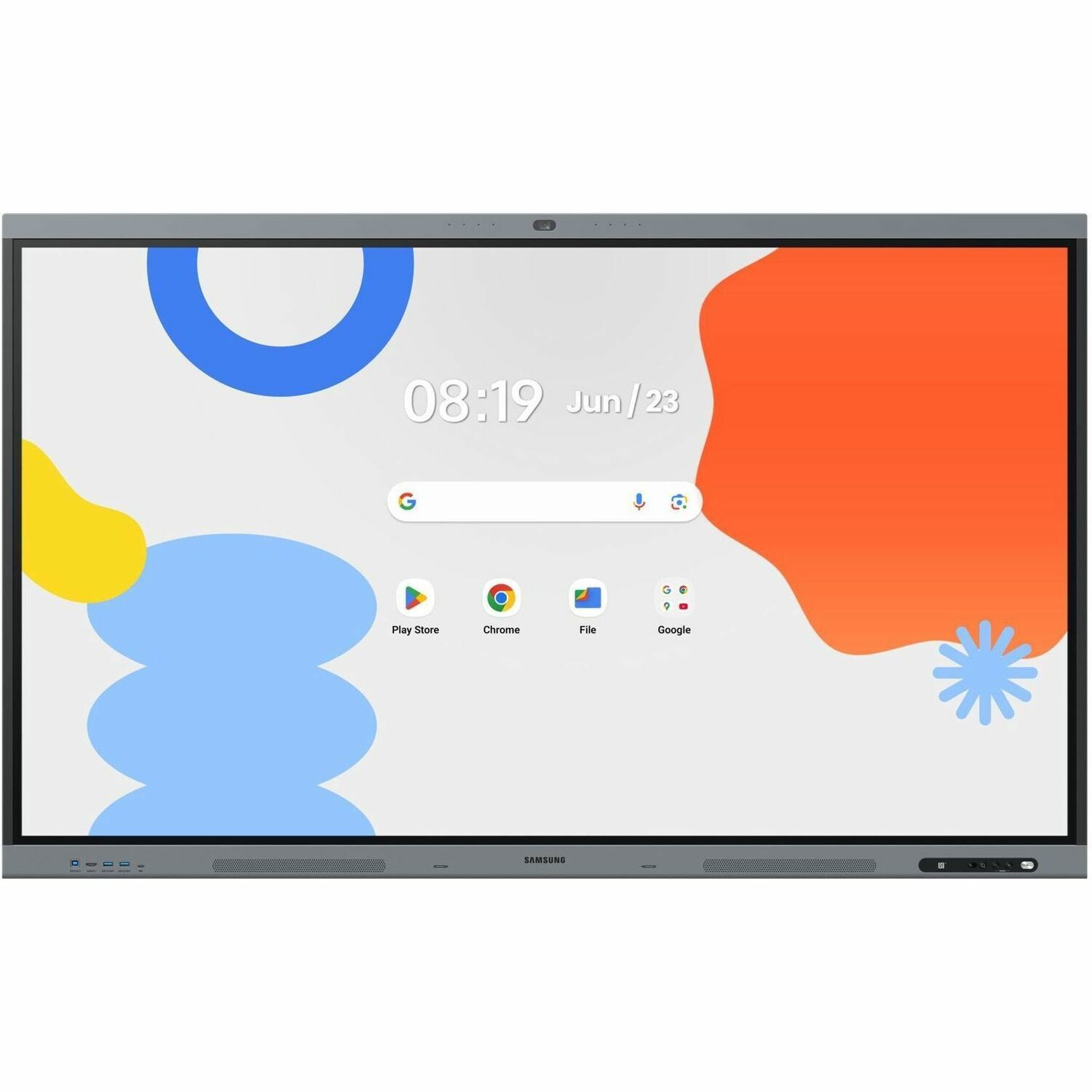 Samsung (Wafx-P) E-Board Interactive Display, 86" Uhd, 400Nits, Lan/Wifi, SPKR, Camera, 3Y