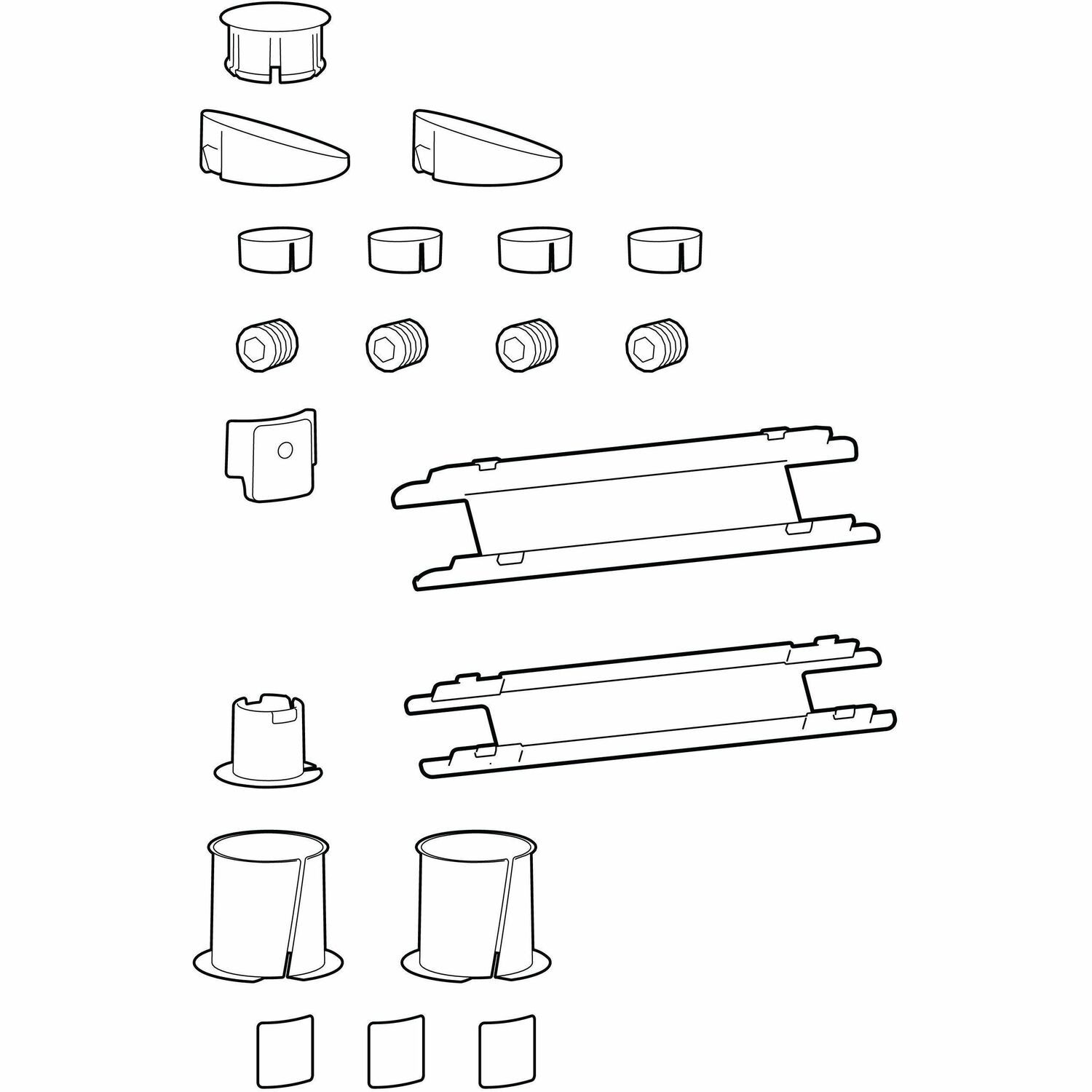 Ergotron LX Pro Spare Parts Kit for Desk Arms (Dark Grey)