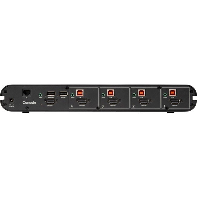 Belkin Universal 2nd Gen Secure KVM Switch, 4-Port Single Head No CAC