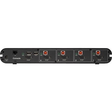 Belkin Universal 2nd Gen Secure KVM Switch, 4-Port Single Head No CAC