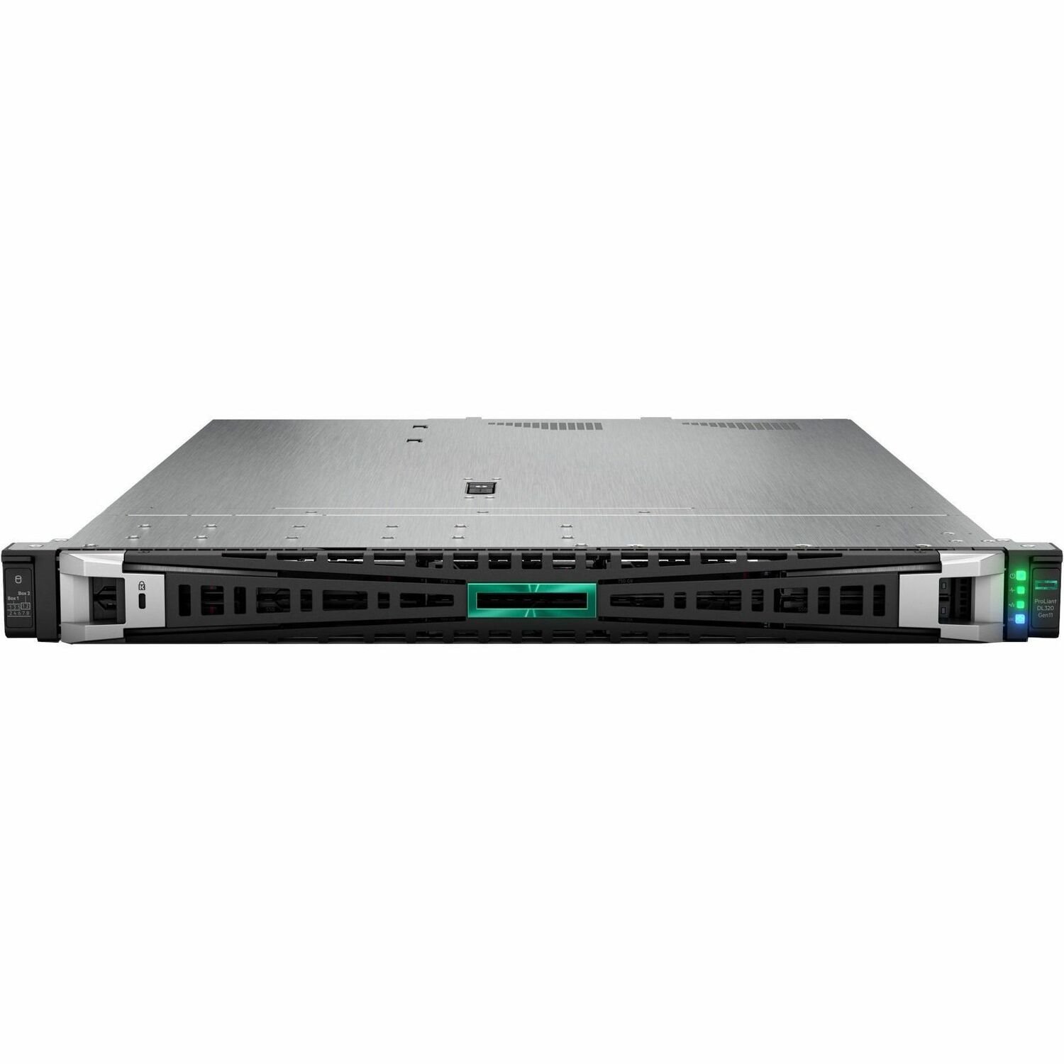 HPE SMART CHOICE ProLiant DL320 G11 1U Rack Server - 1 x Intel Xeon Gold 6530 2.1 GHz - 128 GB RAM - 7.2 TB HDD - (3 x 2.4TB) HDD Configuration - 3.84 TB SSD - (2 x 1.92TB) SSD Configuration - Serial ATA/600, 12Gb/s SAS Controller