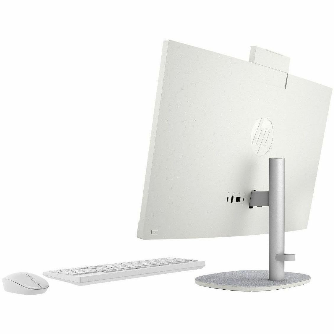 HP 24-cr0000 24-cr0029 All-in-One Computer - Intel Core i3 i3-N300 - 8 GB - 512 GB SSD - 23.8" Full HD - Desktop - Shell White