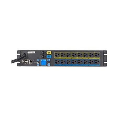 Eaton Metered Input rack PDU, 2U, L5-30P input, 10 ft cord, Single-phase, 100-127V, Outlets: (16) 5-20R