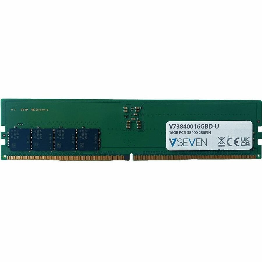 V7 16GB DDR5 PC5-38400 - 4800Mhz DIMM Desktop Memory Module - V73840016GBD-U