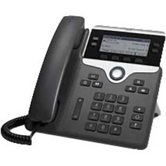 Cisco 7841 IP Phone - Corded - Tabletop, Wall Mountable - Black - TAA Compliant