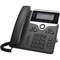 Cisco 7841 IP Phone - Corded - Corded - Tabletop, Wall Mountable - Black - TAA Compliant