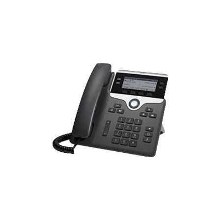 Cisco 7841 IP Phone - Corded - Corded - Tabletop, Wall Mountable - Black - TAA Compliant