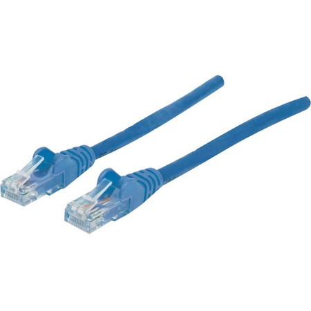 Intellinet Network Patch Cable, Cat6, 20m, Blue, CCA, U/UTP, PVC, RJ45, Gold Plated Contacts, Snagless, Booted, Polybag