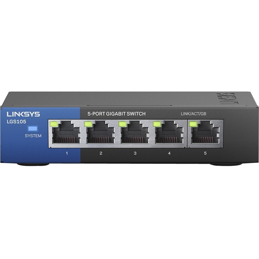 Linksys LGS105 5-Port Business Desktop Gigabit Switch