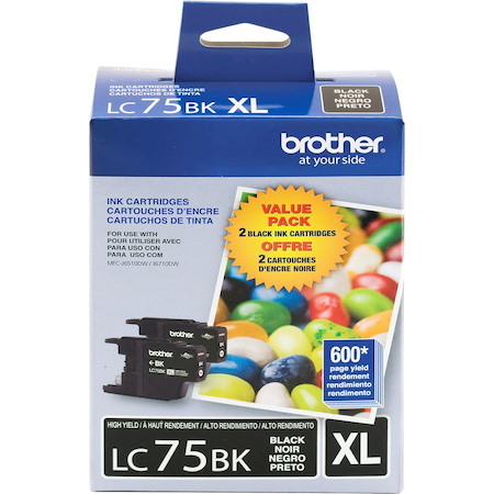 Brother LC75BK Original Ink Cartridge
