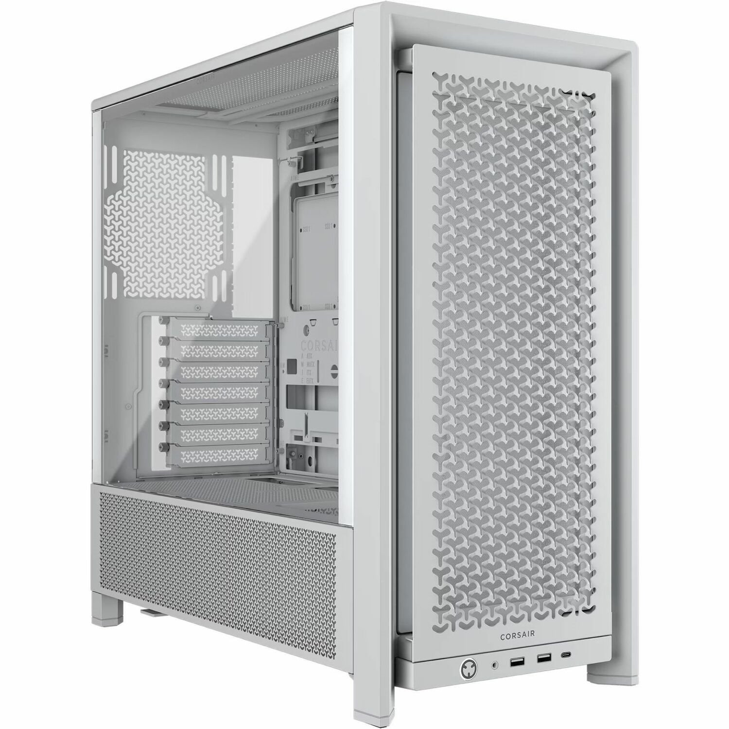 Corsair 4000D Mid Tower PC Case WHT