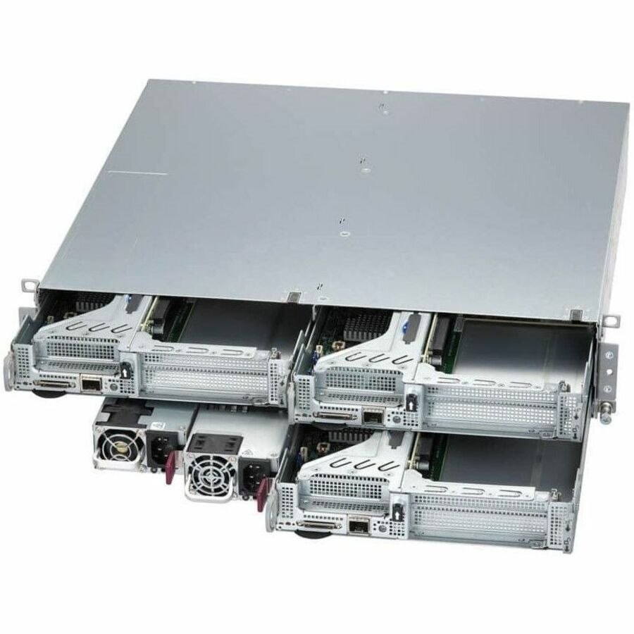 Supermicro SuperServer SYS-211SE-31AS Server Barebone System - 2U Rack-mountable - Socket LGA-4677 - 1 x Processor Support