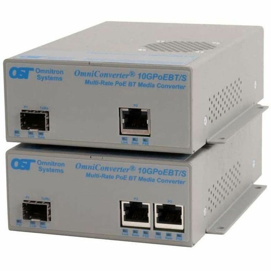 OmniConverter 10GPoE+/S 10G Multi-Gigabit Standalone Media Converter